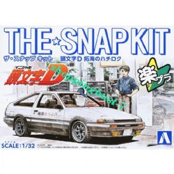 INITIAL D -  SNAP KIT - TAKUMI`S AE86- 1/32 -  AOSHIMA